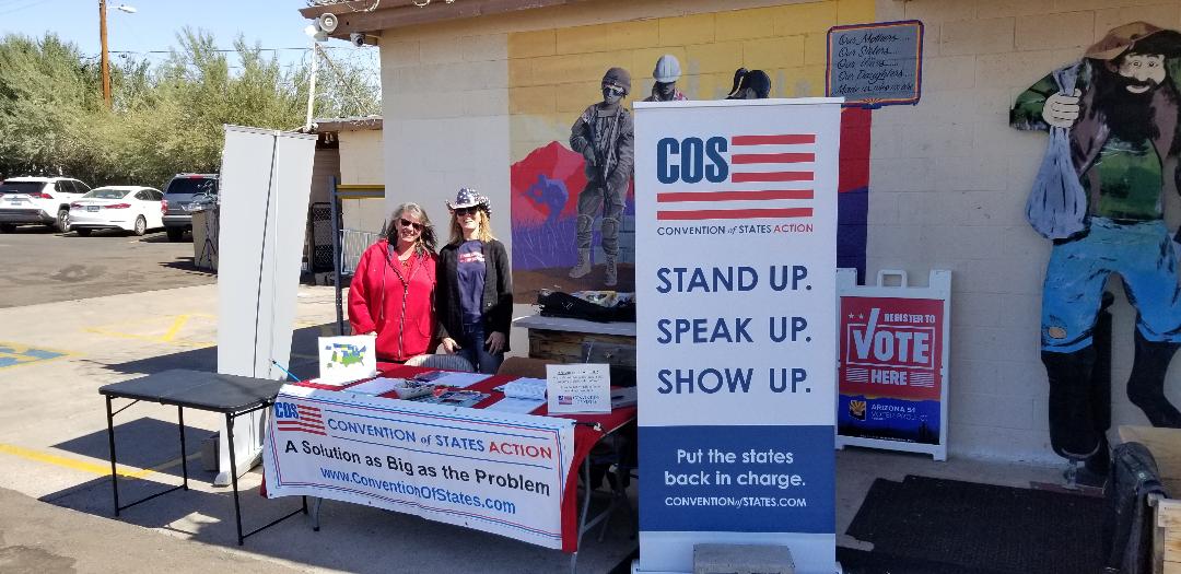 Two COS AZ members garnered 78 petition signers at AJI Sporting Goods in Apache Junction, AZ