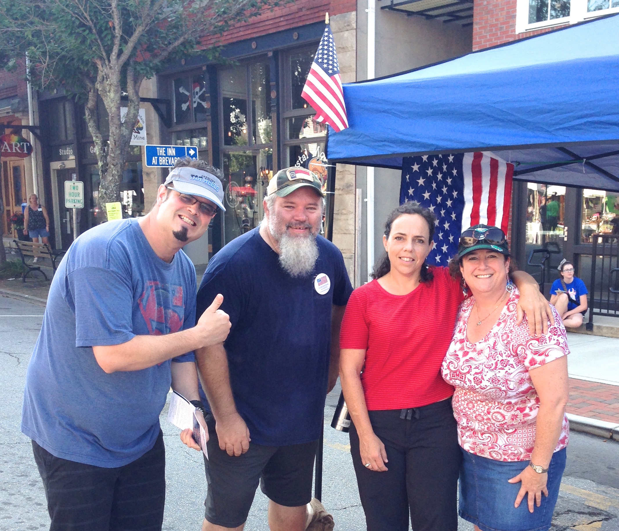 Volunteers and supporters at Brevard