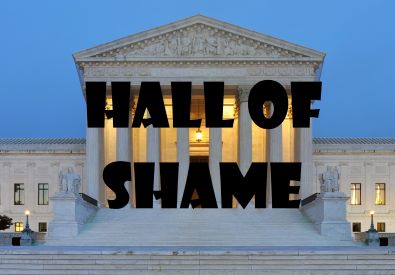 SCOTUS building and Hall of Shame 